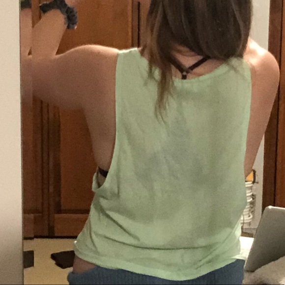 Victoria’s Secret PINK Mint Green Tank Top Small - Picture 3 of 8